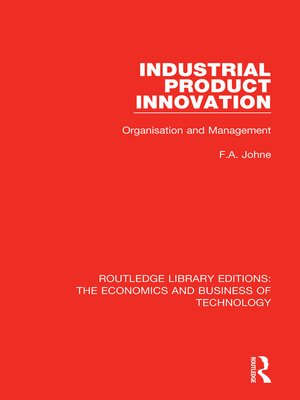 cover image of Industrial Product Innovation